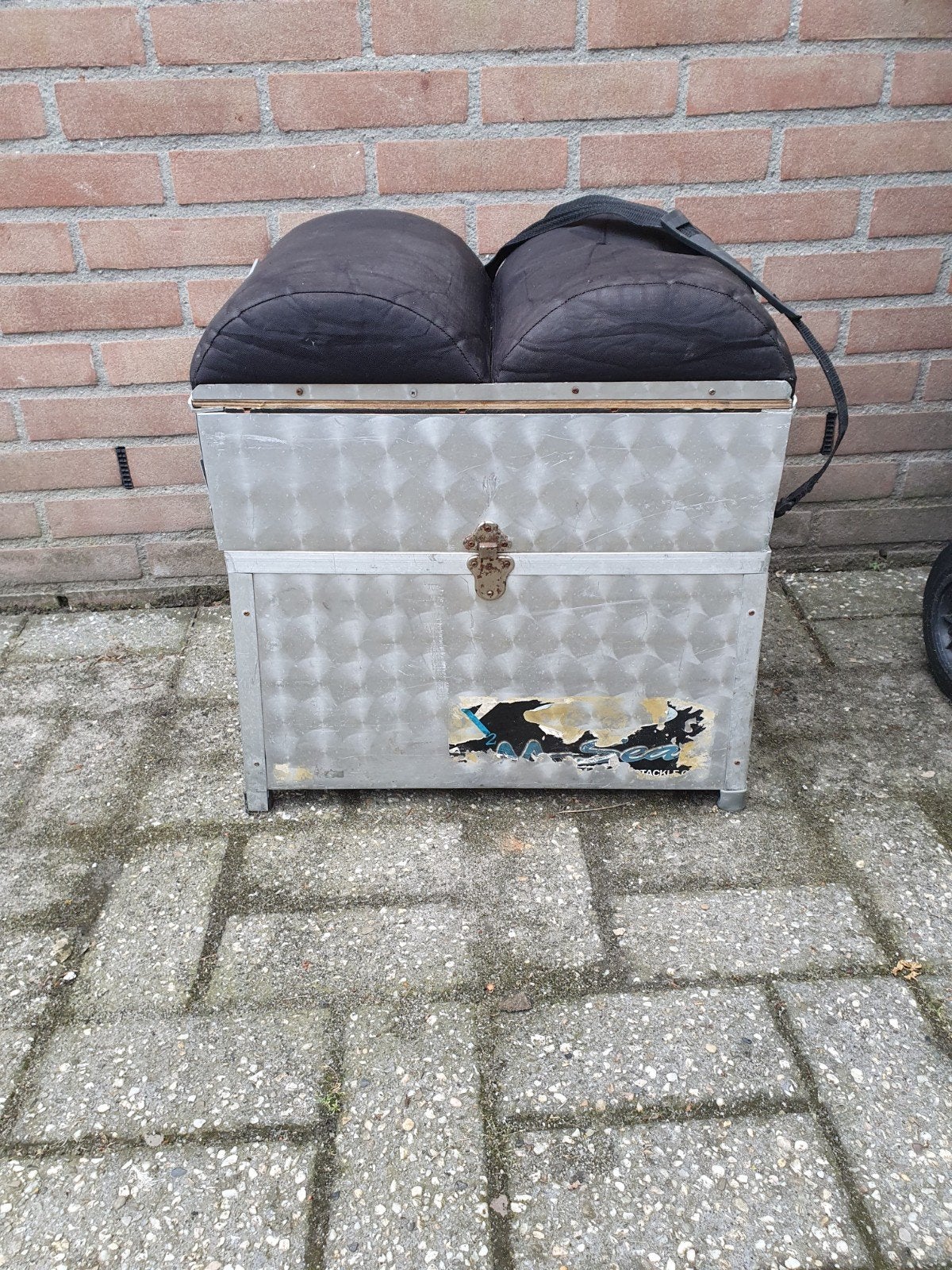 Viskist, zitkist, Watersport en Boten, Hengelsport | Algemeen, Ophalen, Koffer of Tas
