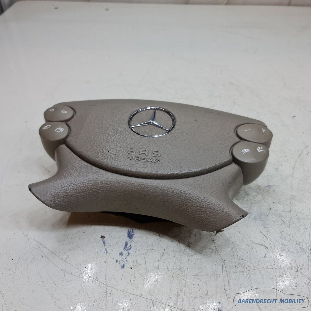 Mercedes W209 W463 R230 W211 W219 CLK Leer leder bruin stuur, Auto-onderdelen, Gebruikt, Mercedes-Benz AG, Mercedes-Benz, Ophalen of Verzenden