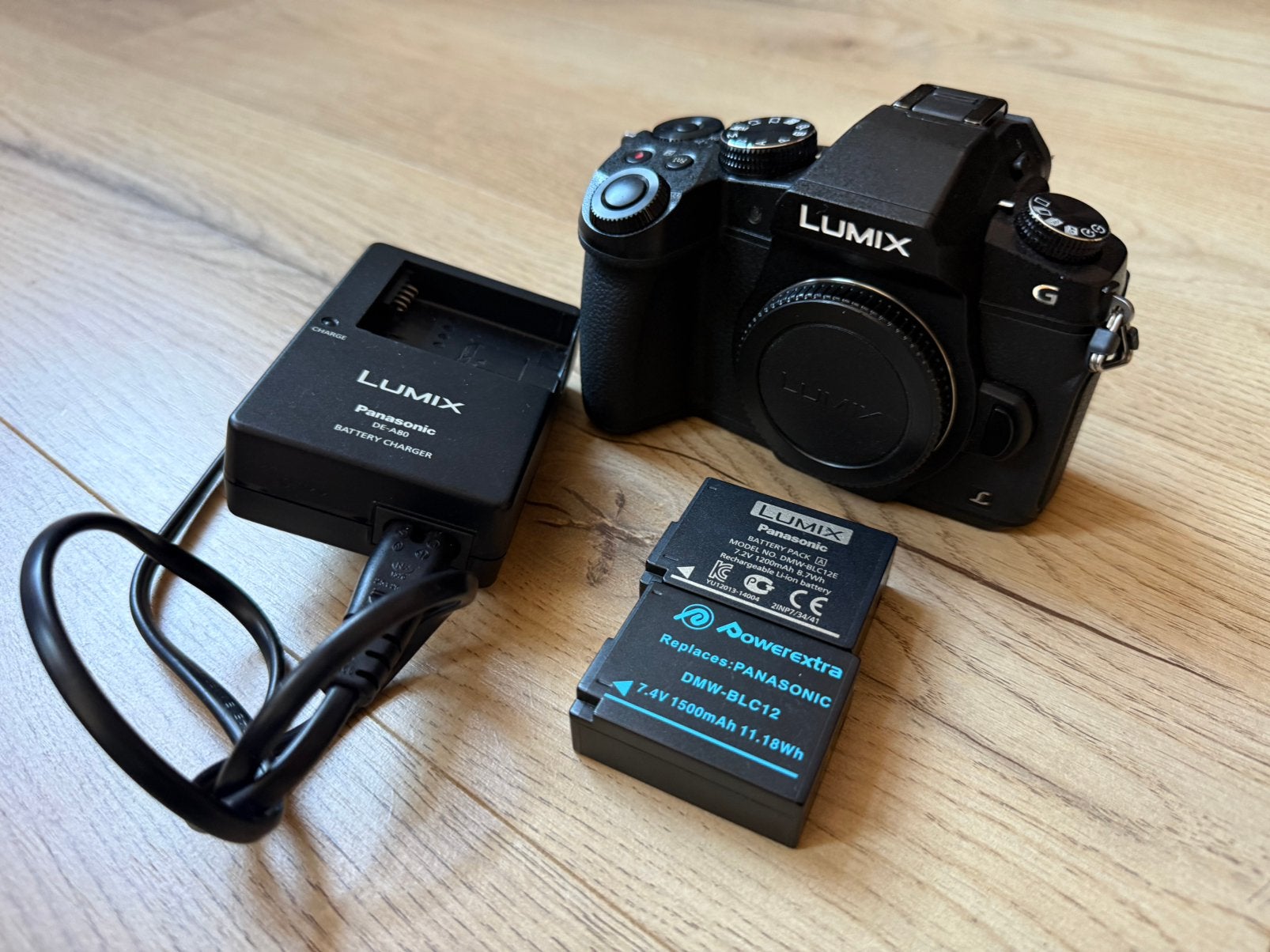 1 van 2 Panasonic Lumix dmc G80 body - lenzen andere ad., Panasonic, Beeldstabilisatie, Ophalen of Verzenden, Zo goed als nieuw