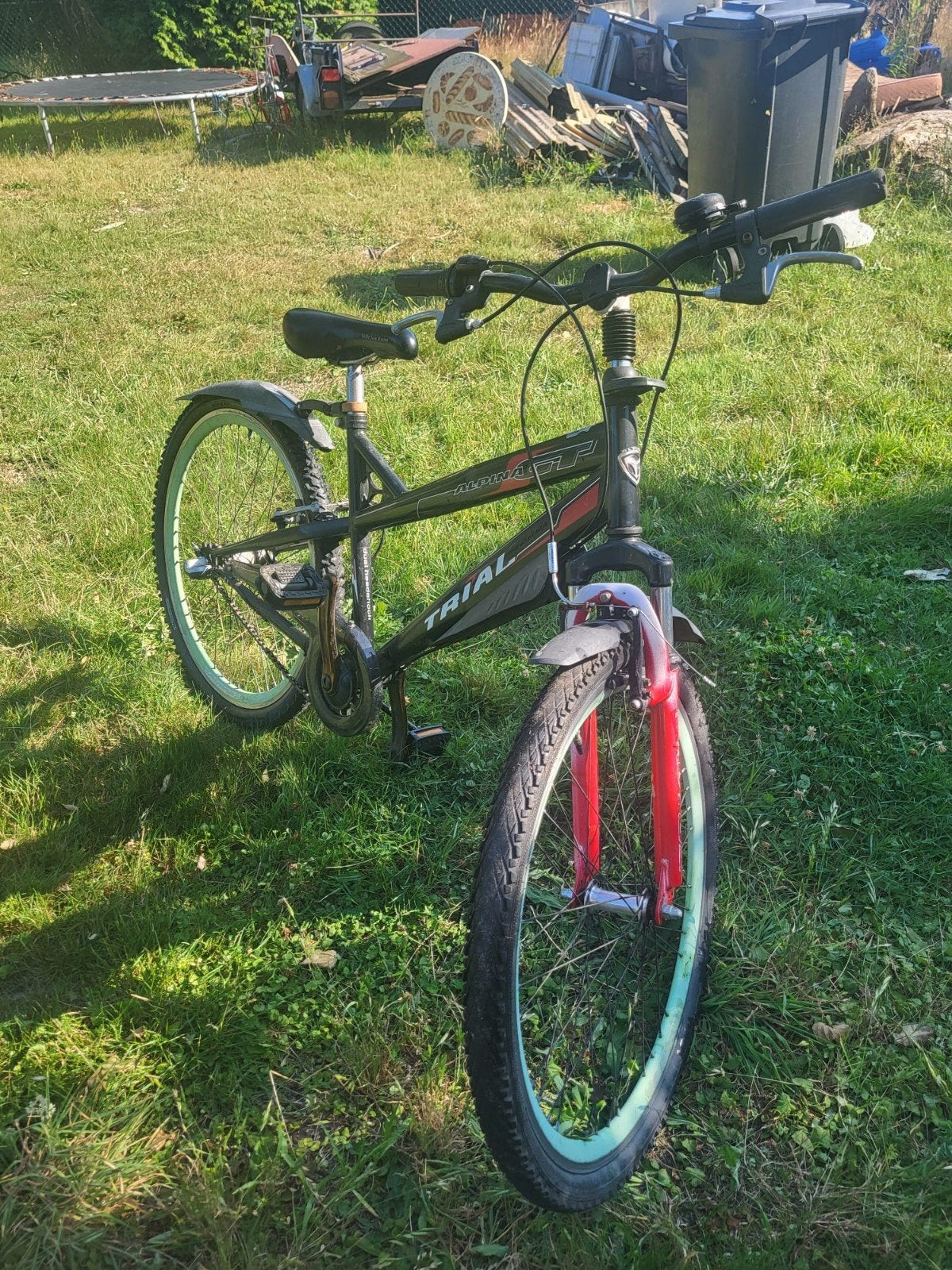Stoere trial bike, Ophalen, Gebruikt, Velgrem
