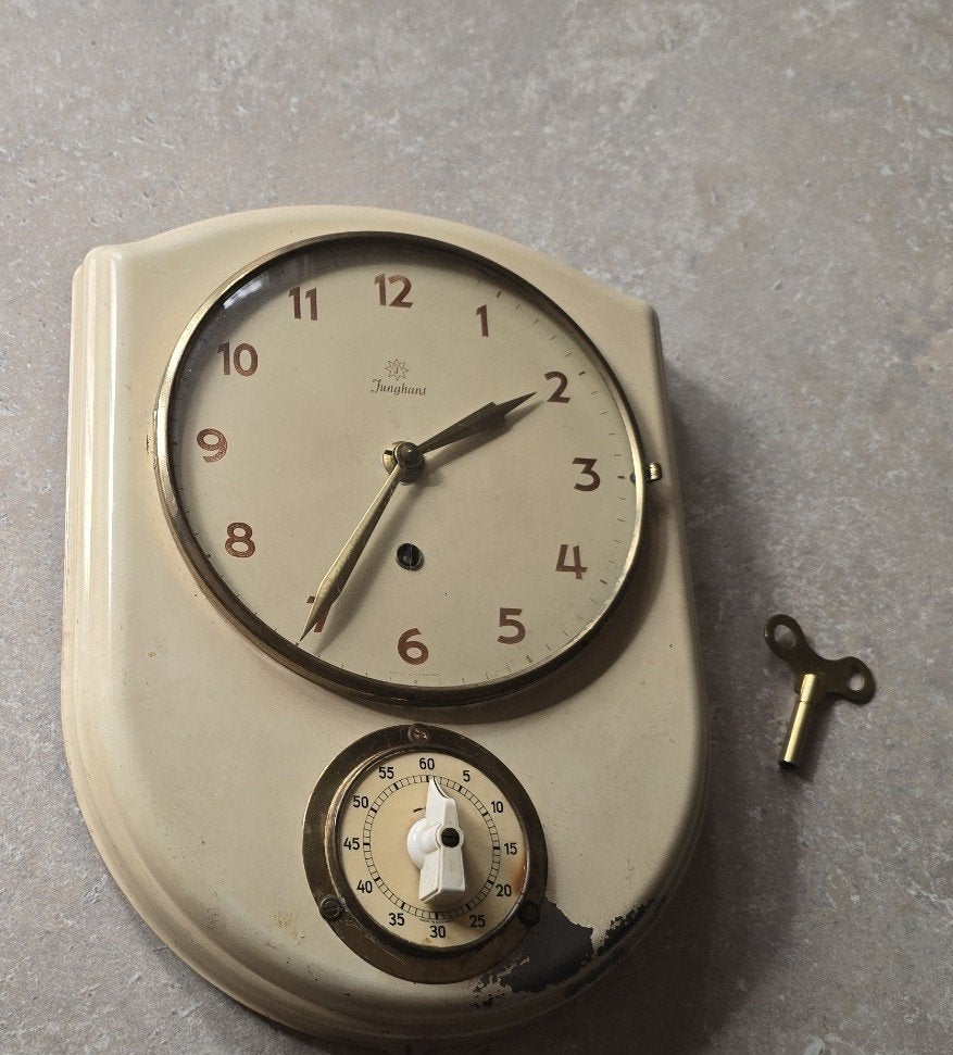 Vintage Junghans keukenklok/kookwekker!, Ophalen of Verzenden