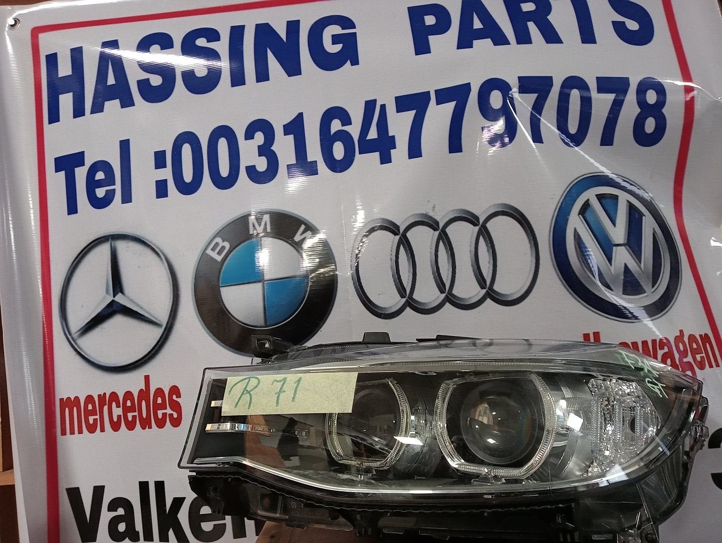 BMW 3 SERIE GT F34 XENON LED KOPLAMP LINKS 63117355555, Gebruikt, -, -, Ophalen of Verzenden