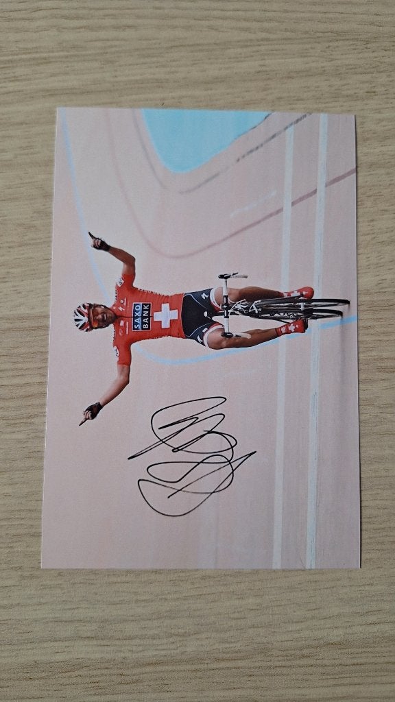 Fabian Cancellara - Tour # Foto met handtekening (print), Ophalen of Verzenden, Nieuw, Overige sporten, Overige typen