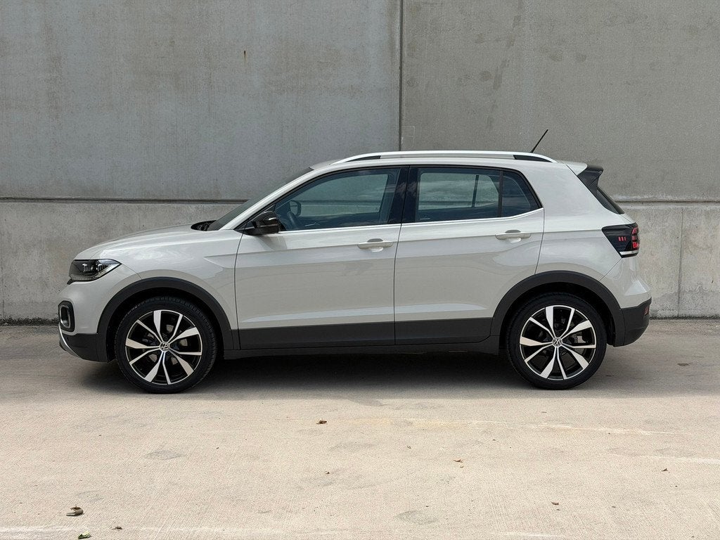 Volkswagen T-Cross 1.0 TSI Style LED 18'' Stoelverw CarPlay, Voorwielaandrijving, T-Cross, Gebruikt, Leder en Stof