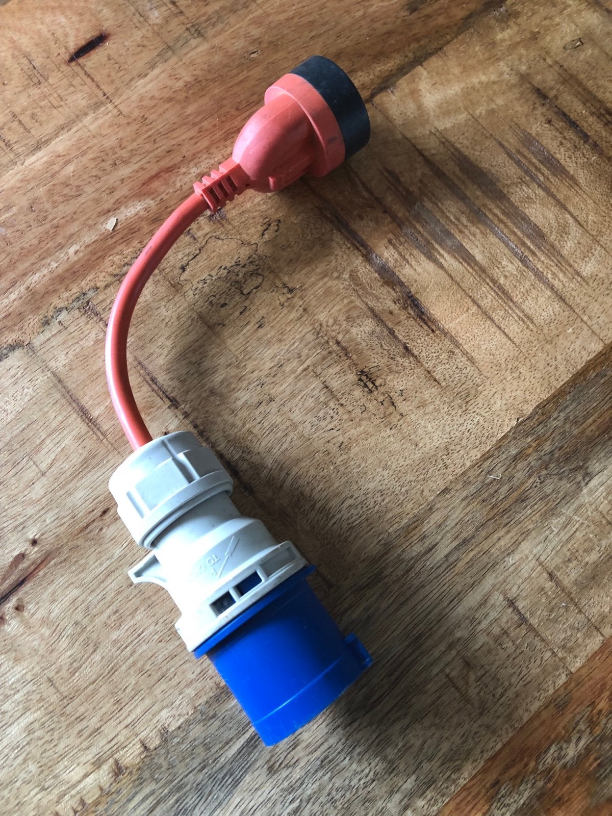 Verloopstekker caravan adapter, Caravans en Kamperen, Caravan accessoires, Ophalen of Verzenden, Gebruikt