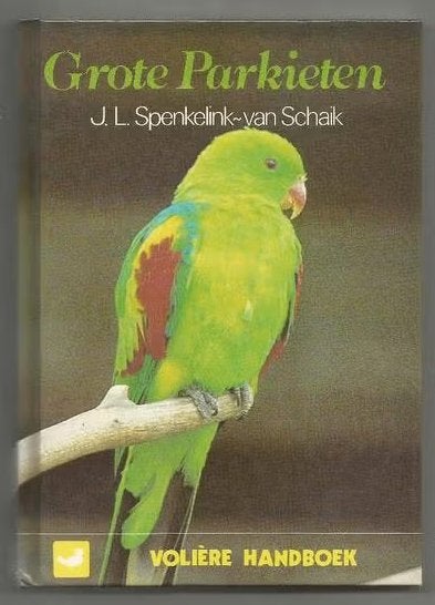 Grote parkieten - J.L. Spenkelink-van Schaik, Ophalen of Verzenden, Zo goed als nieuw, Vogels