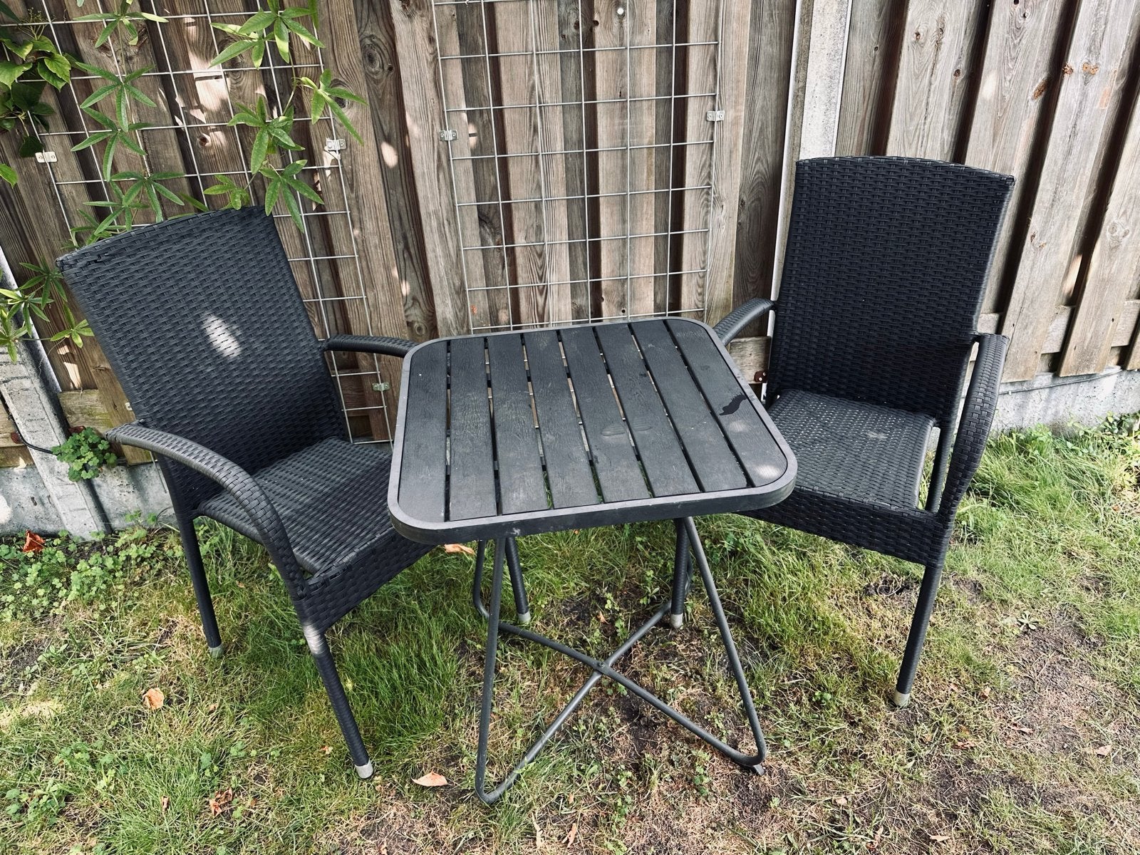 Jutlandia Tuinset/Balkonset - Gebruikt, Kunststof, Gebruikt, Stoel, Tuinset