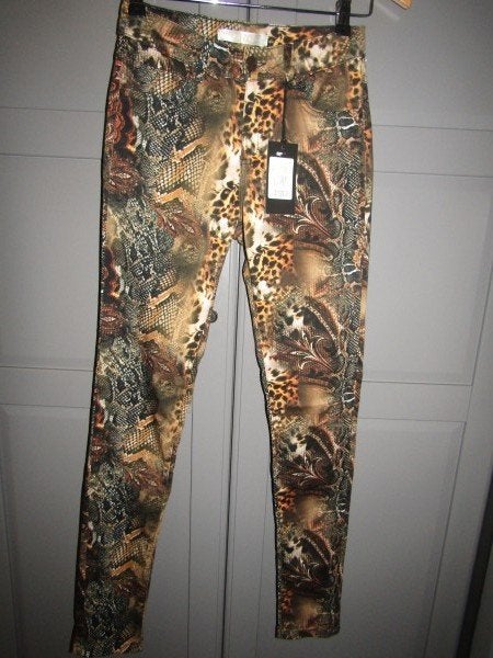 G735 ZIZO mt 34 L32 nieuw label jeans bruin beige cognac, Zizo, Bruin, Verzenden, Nieuw
