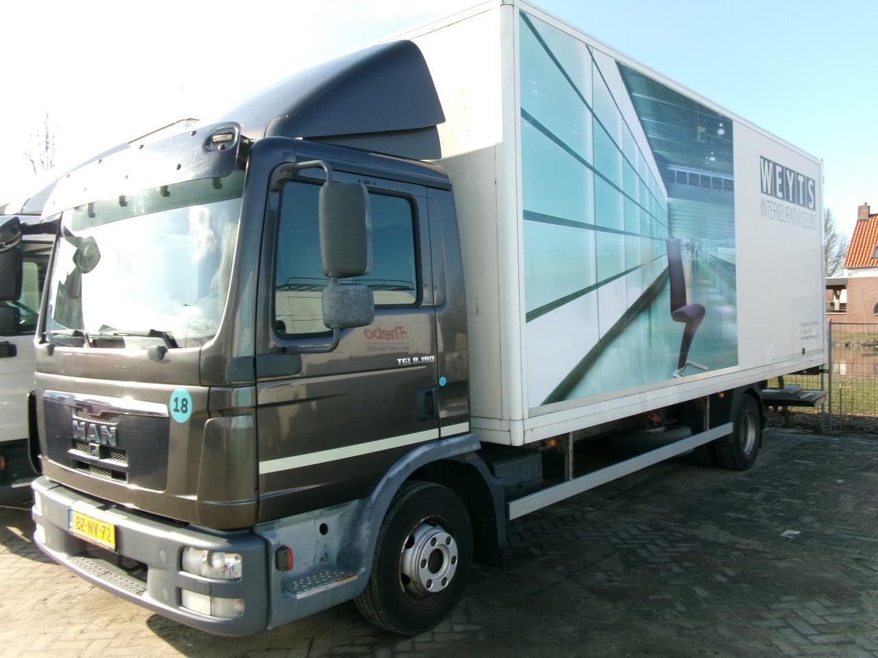 MAN TGL 8.180 EURO-5 LAADKLEP BAK (675X240X245) (bj 2011), Auto's, Automaat, Euro 5, Stof, Gebruikt