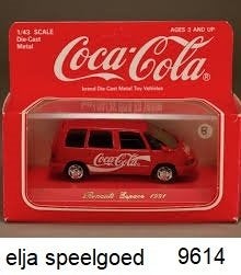 Solido RENAULT COCA COLA espace 1:43 NR 9614 schaalauto, Ophalen of Verzenden, Nieuw, Auto, Solido