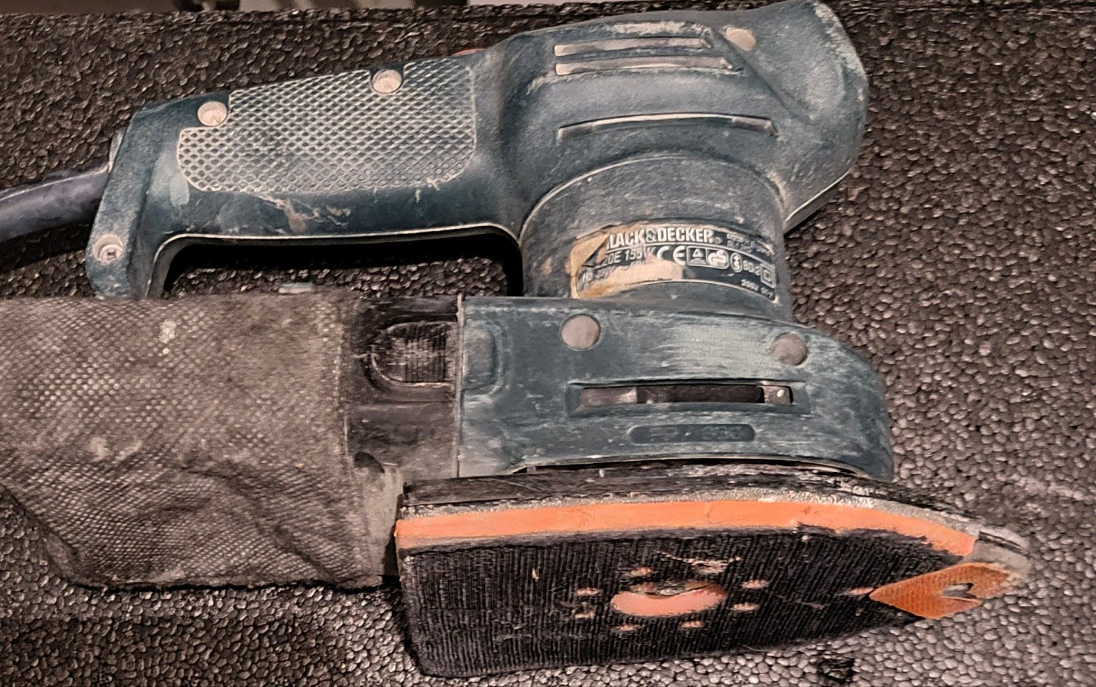 Black & Decker Vlakschuurmachine - Gebruikt, Ophalen of Verzenden, Gebruikt, Minder dan 600 watt, Vlakschuurmachine