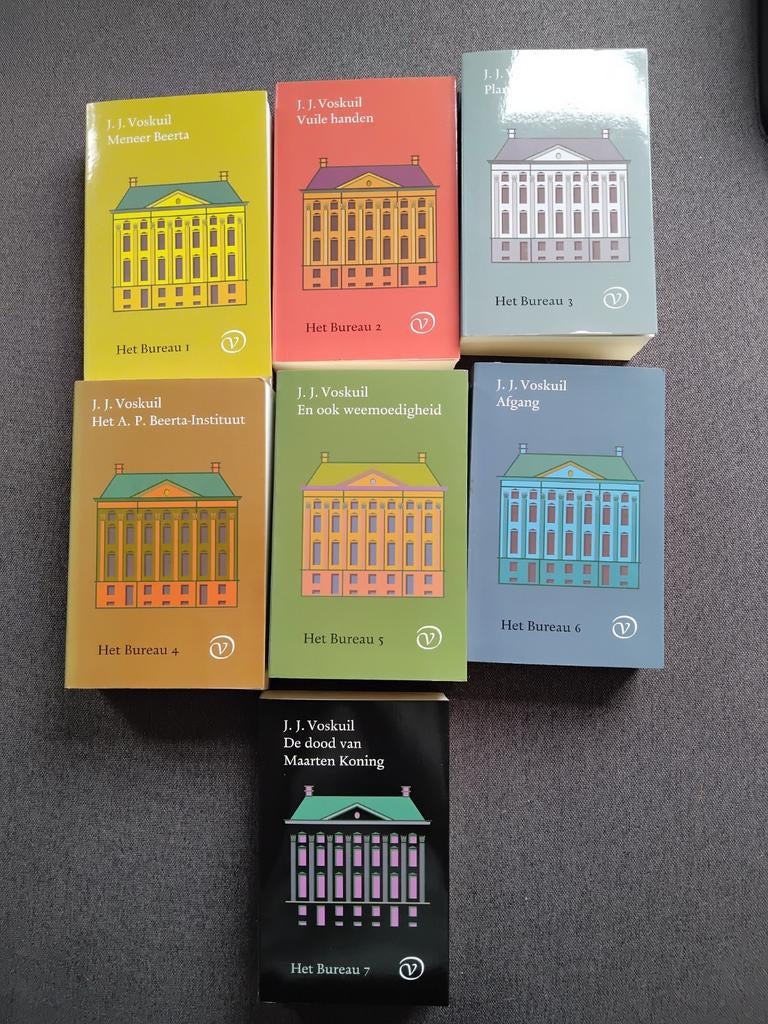 J.J. Voskuil - Het Bureau complete serie (7 delen), Boeken, Ophalen of Verzenden, Zo goed als nieuw, J.J. Voskuil, Nederland