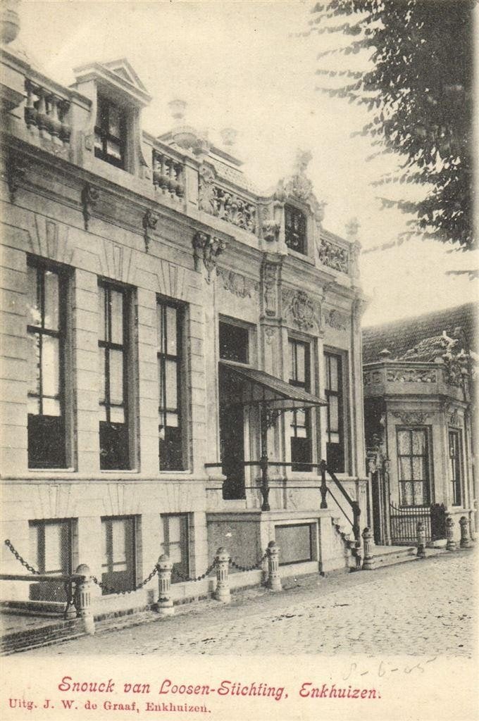 Snouck van Loosen-Stichting, Enkhuizen. - ongelopen, Verzenden, Voor 1920, Ongelopen, Noord-Holland