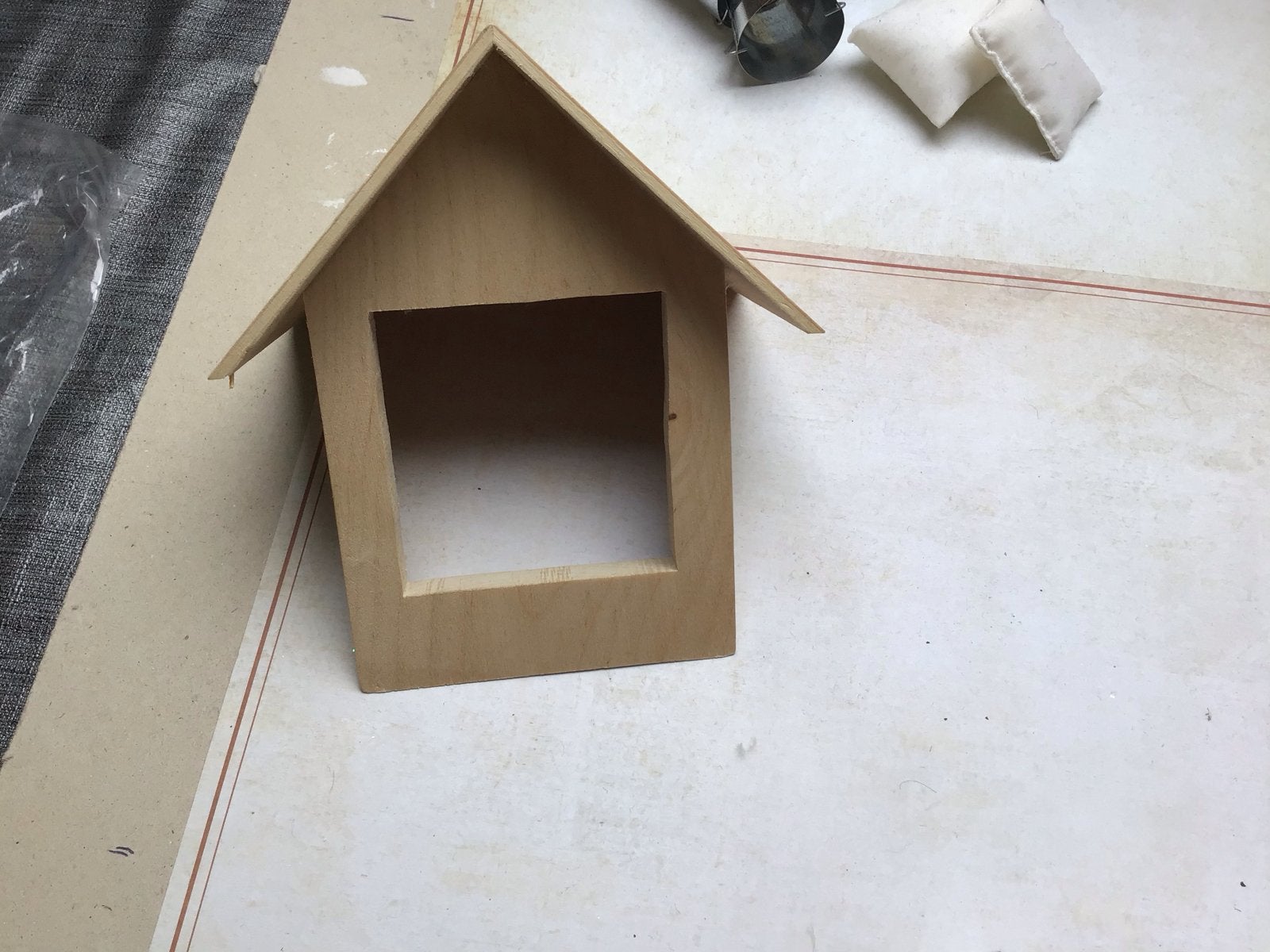 Houten dakkapel voor poppenhuis, Ophalen of Verzenden, Nieuw, Poppenhuis