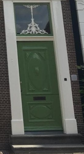 voordeur 18e eeuws, Doe-het-zelf en Verbouw, Deuren en Horren, Gebruikt, 215 cm of meer, Buitendeur, Hout