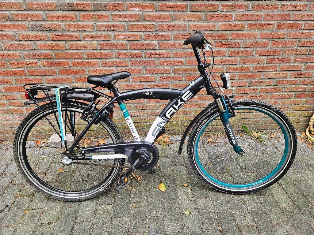 Batavus snake jongensfiets kinderfiets 26 inch 3V, Gebruikt, Batavus, Handrem, Ophalen