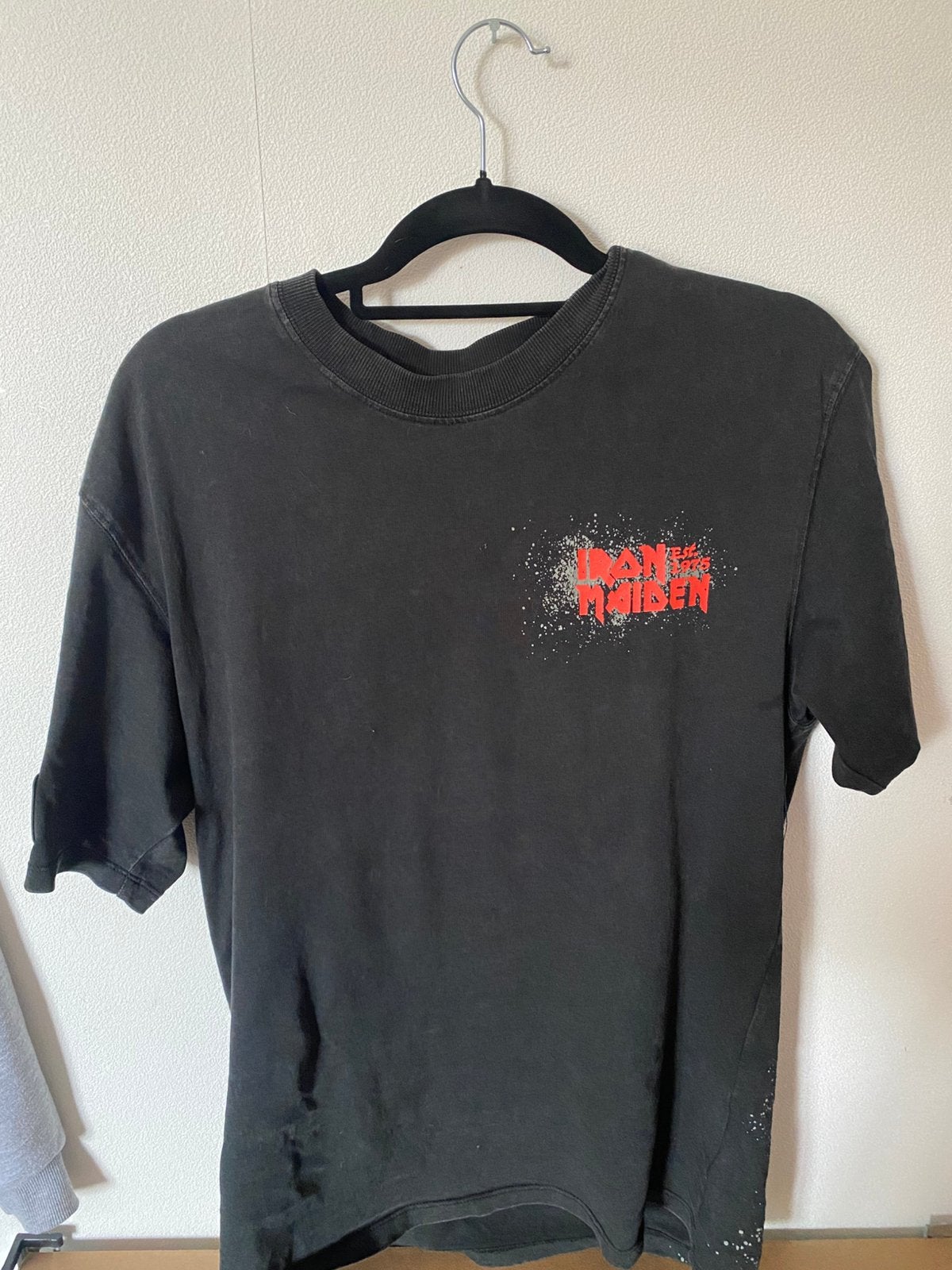 Iron maiden t shirt, Verzenden, Zo goed als nieuw, Maat 46 (S) of kleiner, Zwart