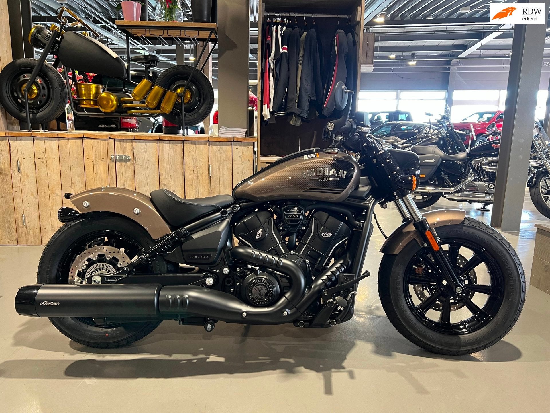 Indian Chopper Scout Bobber 1250 LTD+ TECH, Curieweg 6a
2408 BZ  Alphen aan den Rijn, NL, Chopper, Meer dan 35 kW, Indian