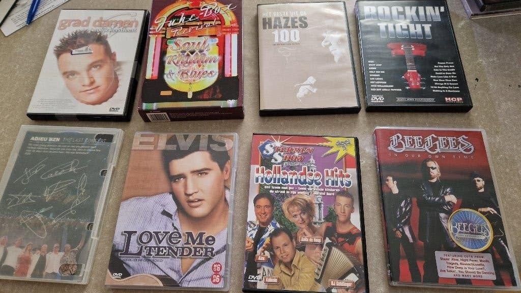 25 muziek dvd s, Alle leeftijden, Ophalen of Verzenden, Zo goed als nieuw