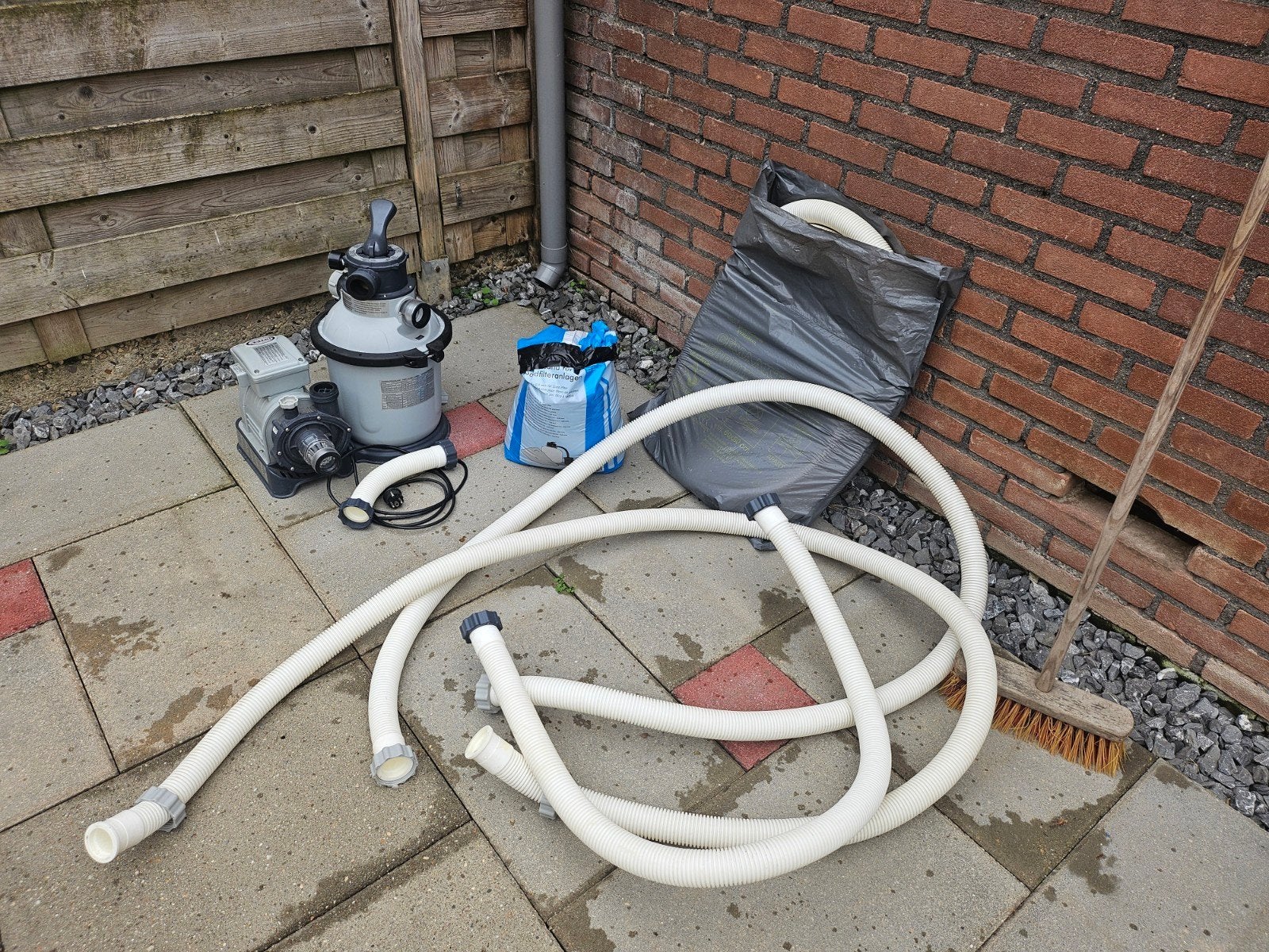 intex zandfilterpomp, Tuin en Terras, Ophalen, Zo goed als nieuw, Zwembadpomp