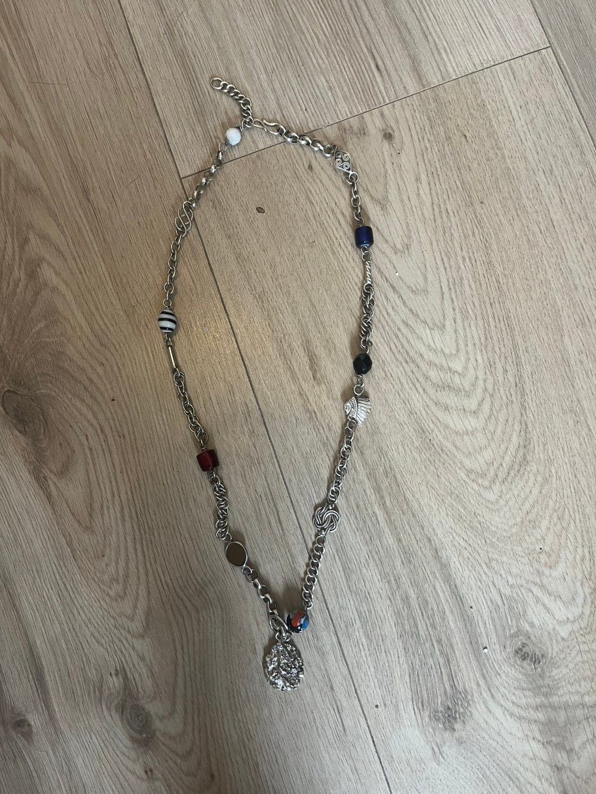 Prachtige zilveren ala kondra ketting compleet, Ophalen of Verzenden, Zo goed als nieuw, Zilver