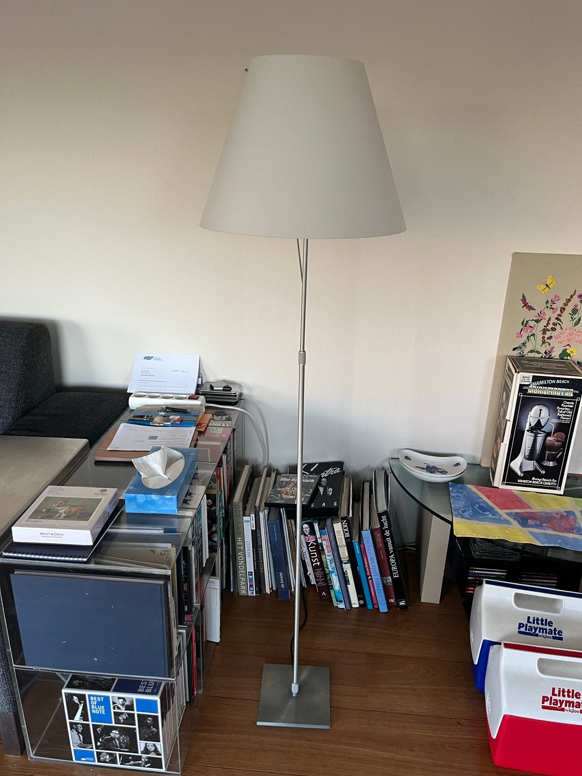 Luceplan Costanza D13 Vloerlamp Design, Ophalen, Gebruikt, E27 (groot), Metaal