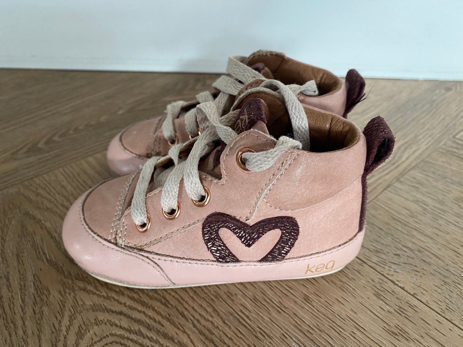 Keq babyschoenen meisjes maat 22, Meisje, Ophalen of Verzenden, Gebruikt, Schoentjes