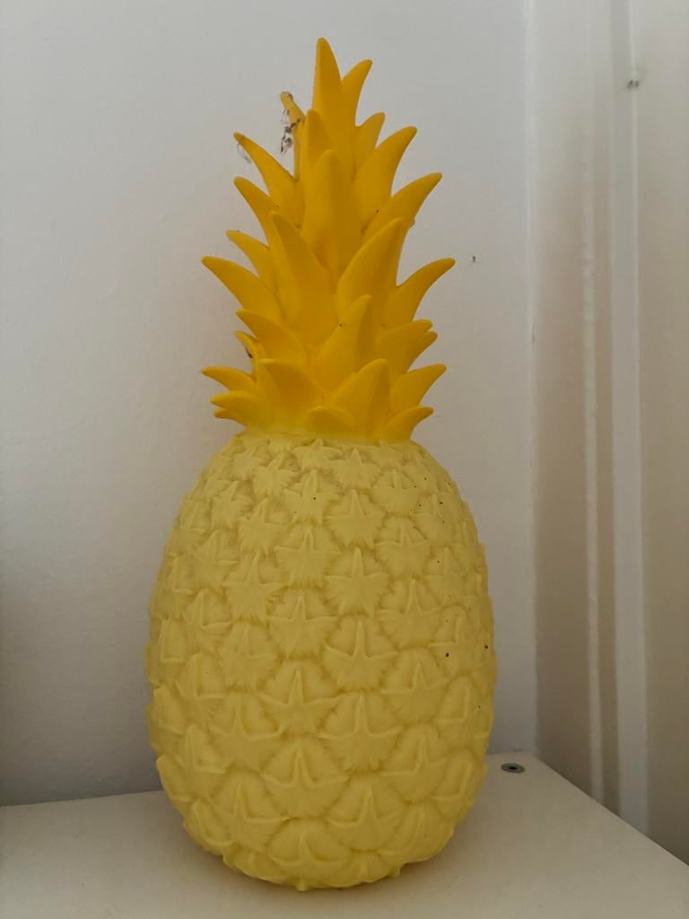 Gele Ananas Lamp, Ophalen, Zo goed als nieuw