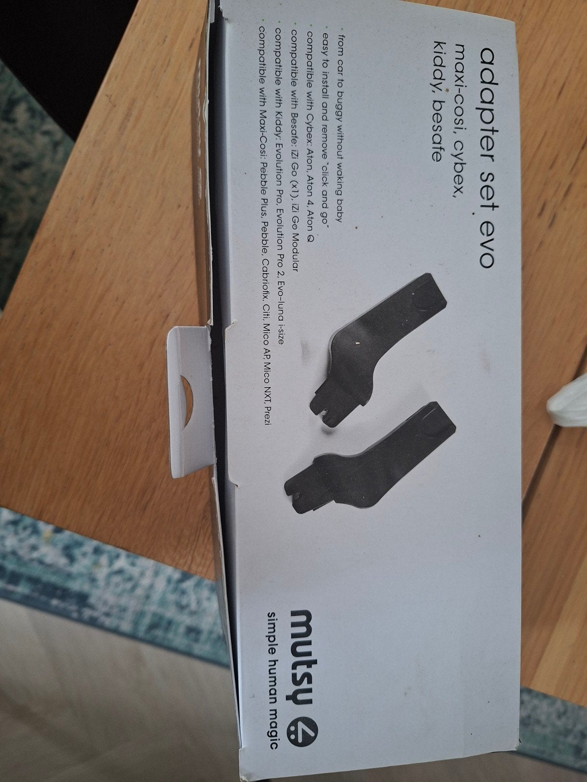 Adapter mutsy, Ophalen, Zo goed als nieuw