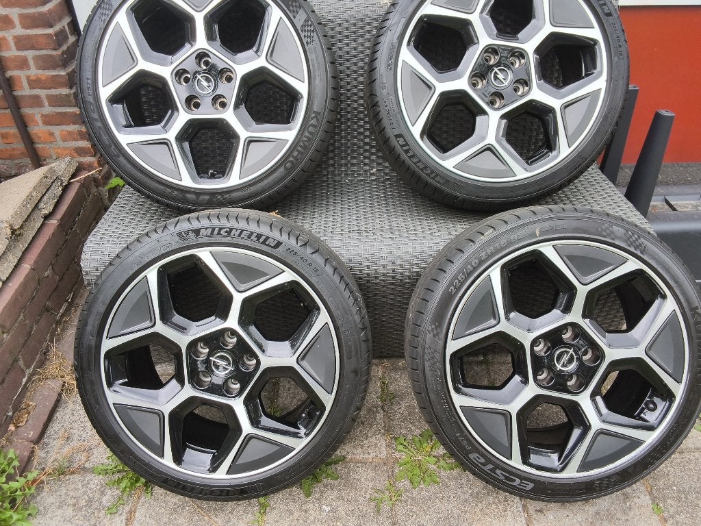 Velgen met banden, Ophalen, 18 inch, Gebruikt, Banden en Velgen