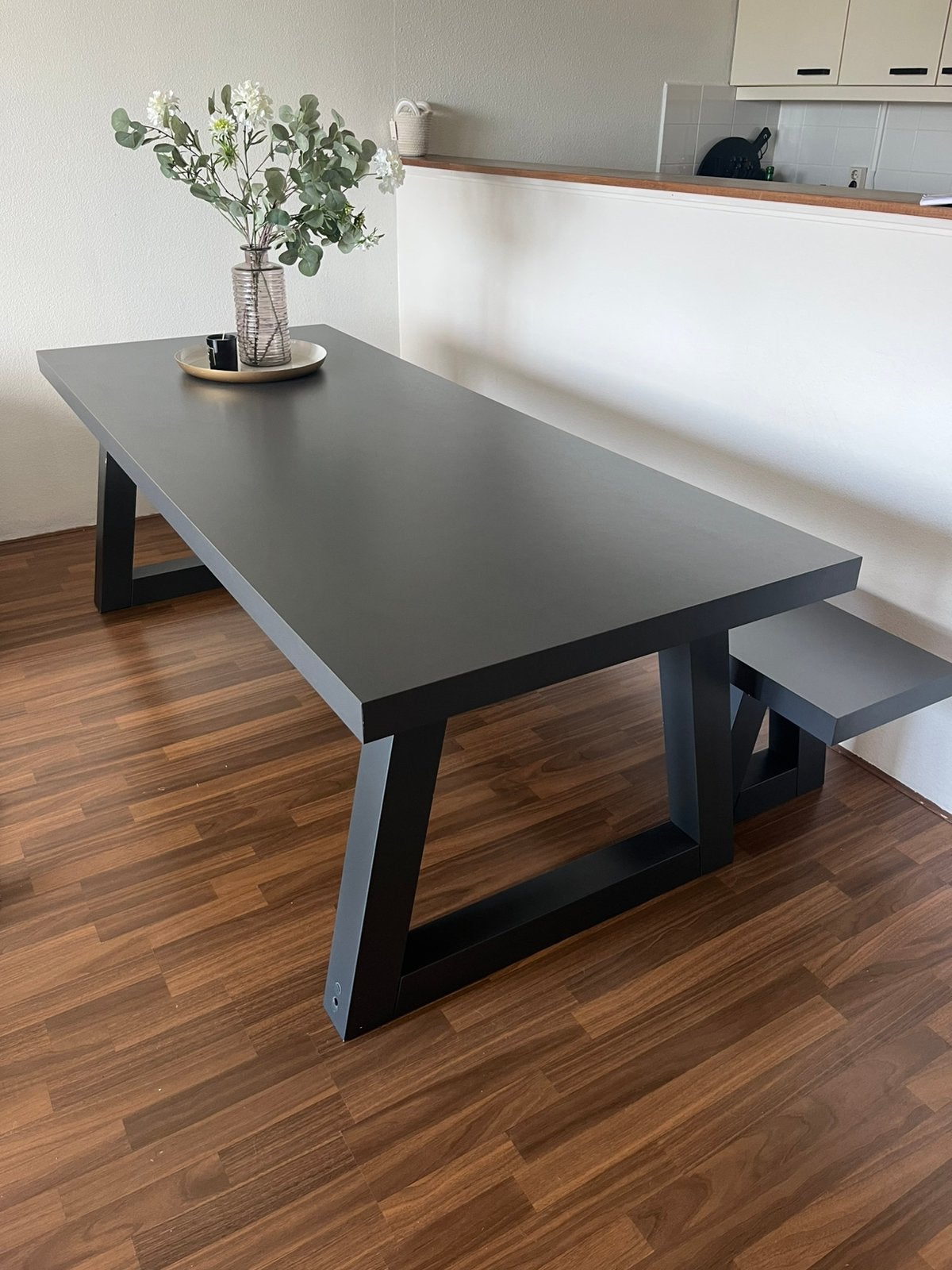 Eettafel, Huis en Inrichting, Ophalen, 200 cm of meer, 50 tot 100 cm, Zo goed als nieuw