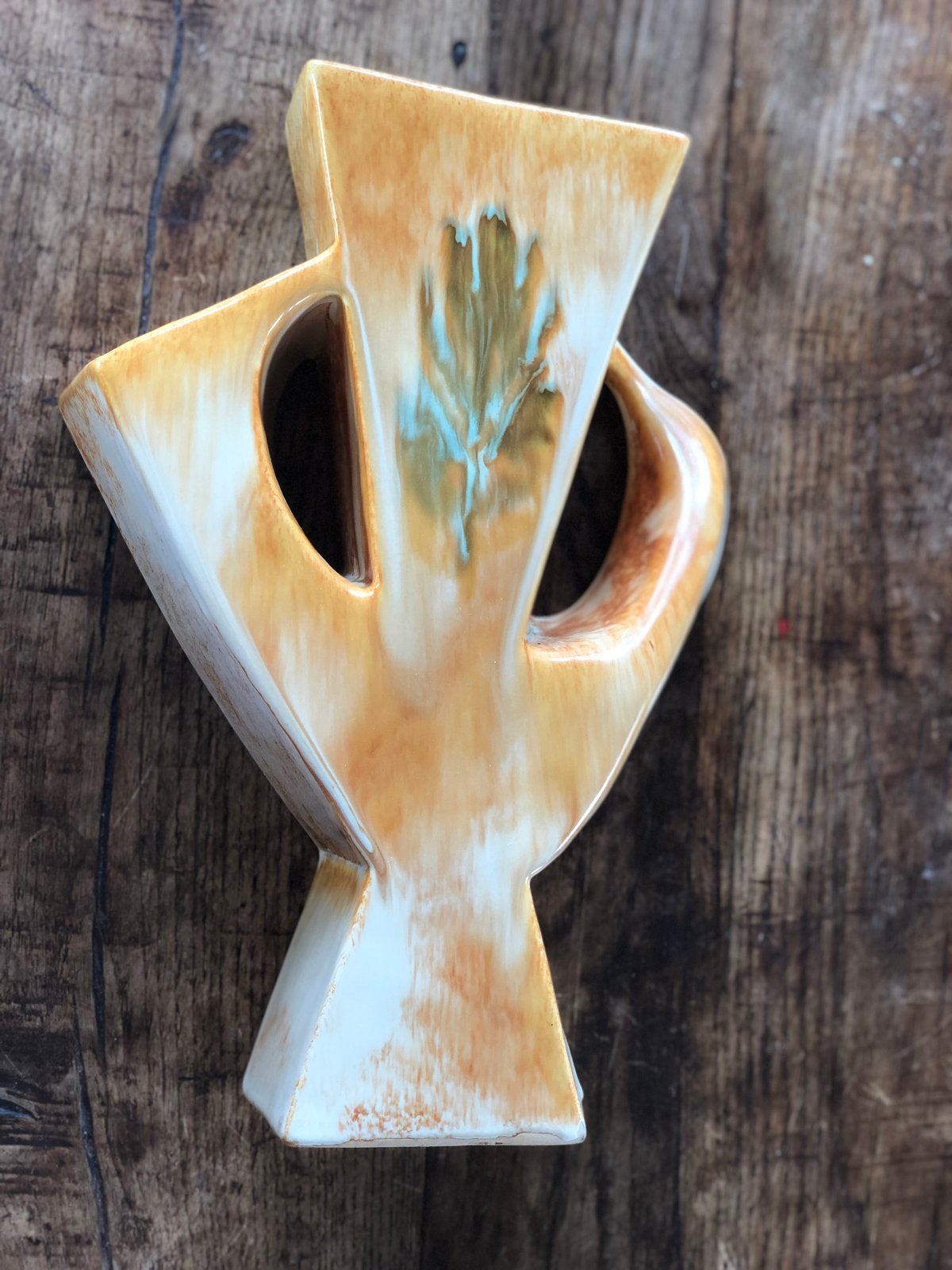 Vaas Charles Eyck - Uniek Design met Bladmotief, Antiek en Kunst, Ophalen of Verzenden