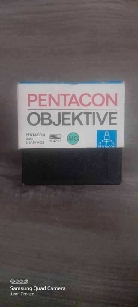 Vintage Pentacon auto 2,8/29 ADB MC M42 Groothoeklens, Audio, Tv en Foto, Fotografie | Lenzen en Objectieven, Ophalen, Gebruikt