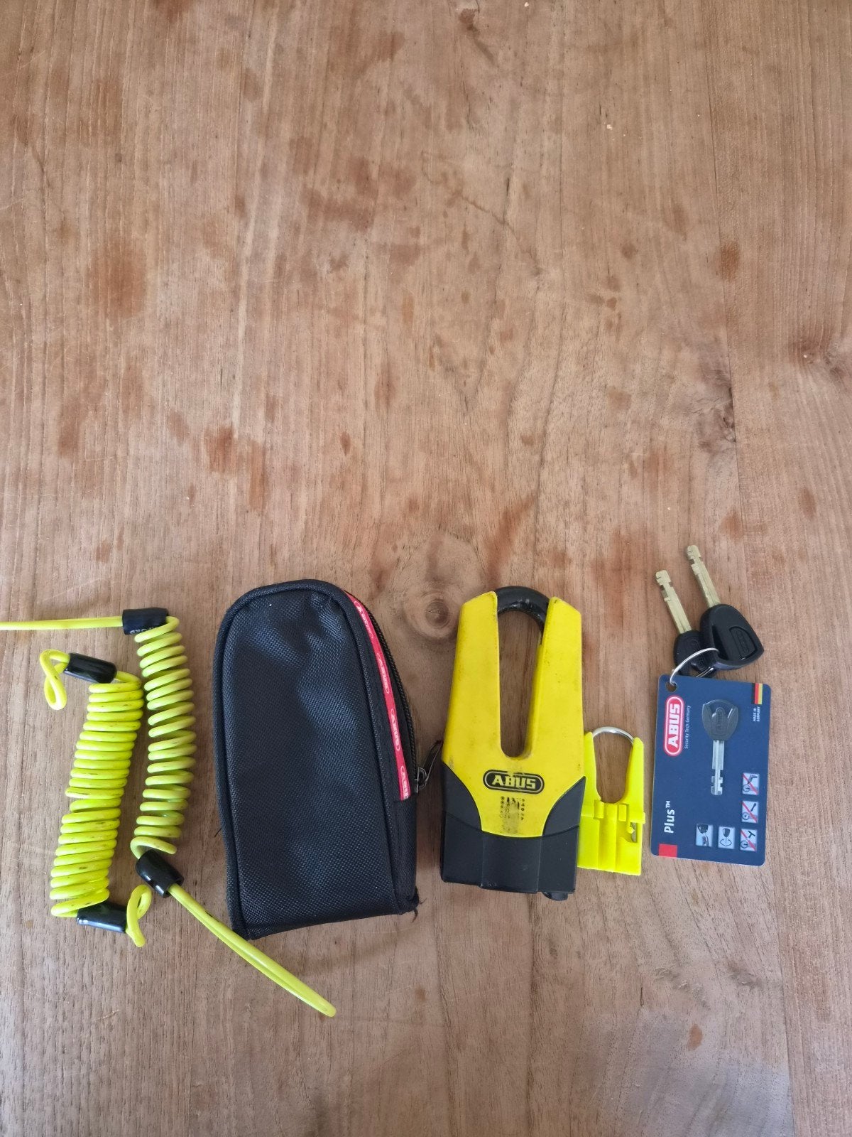 abus remschijfslot, Ophalen of Verzenden, Gebruikt