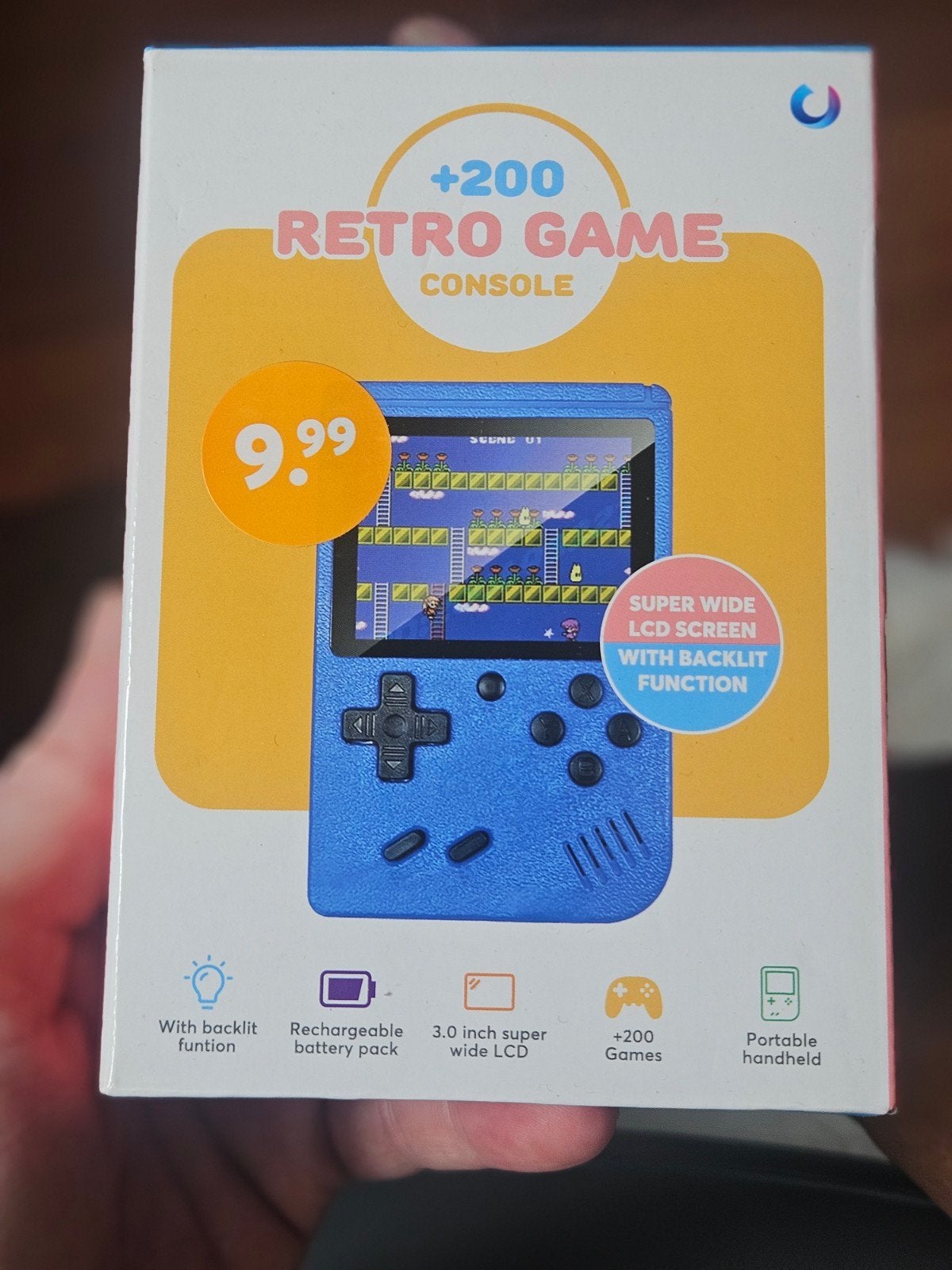 Retro Game Console met 200+ games en LCD-scherm, Ophalen of Verzenden, Overige merken, Nieuw