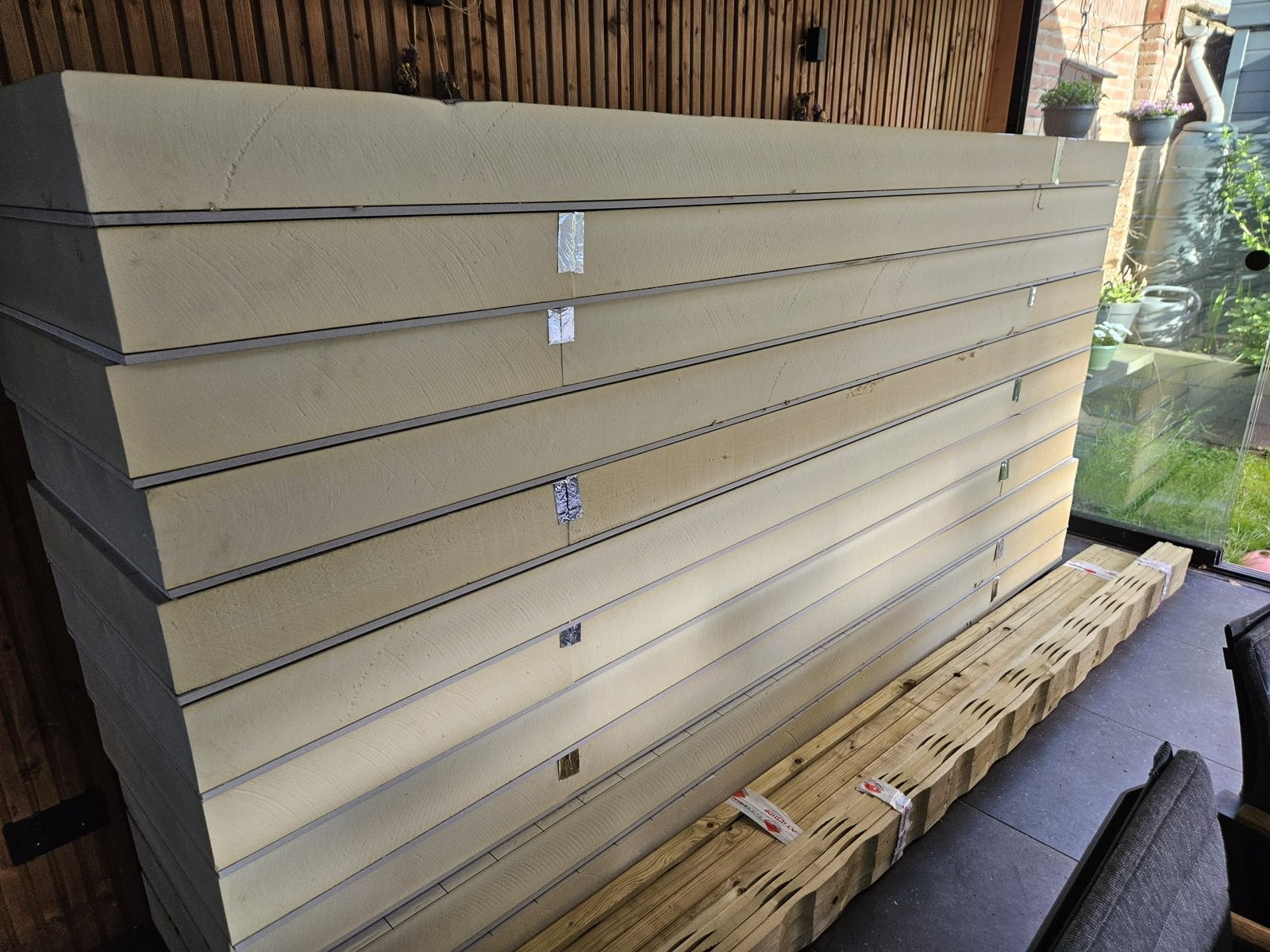 Rest partij pir platen 12,5 m2, 5 tot 10 m², Zo goed als nieuw, Hardschuim (Pir), 8 tot 12 cm