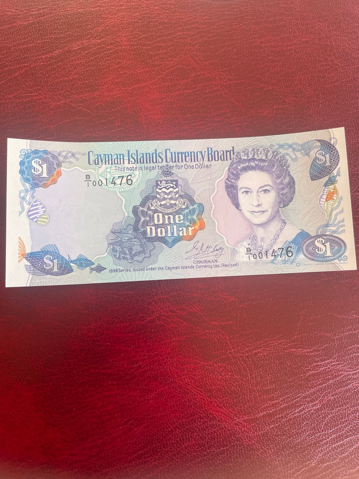 Caymaneilanden 1 Dollar biljet - Koningin Elizabeth II, Postzegels en Munten, Bankbiljetten | Amerika, Ophalen of Verzenden, Noord-Amerika