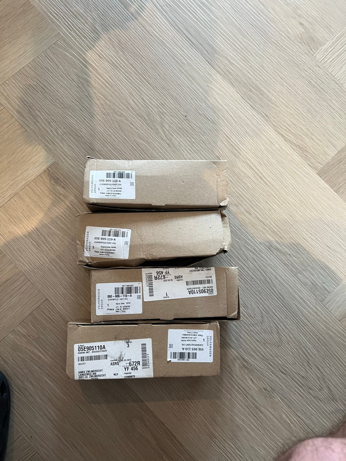 Bobine met bougiesteker - Volkswagen Group (4 stuks), Ophalen of Verzenden, Nieuw, Volkswagen