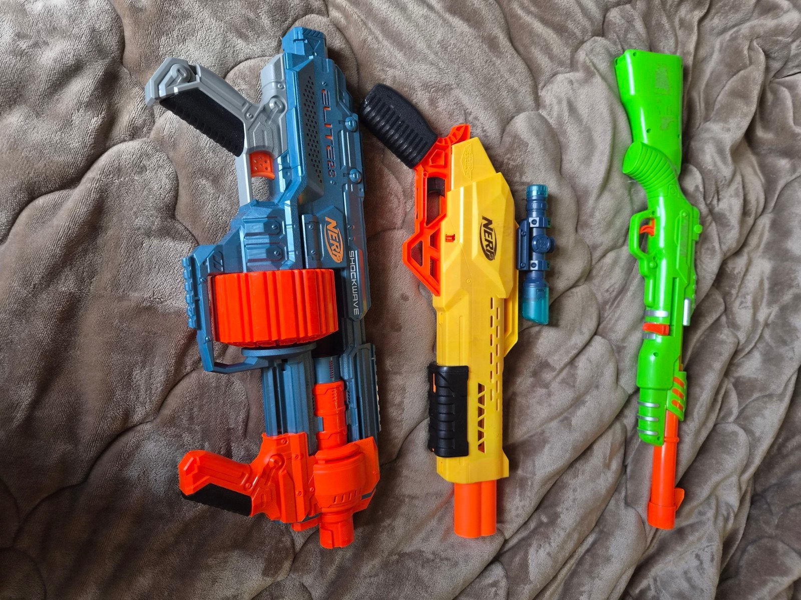 3 Nerf guns te koop!, Ophalen of Verzenden, Zo goed als nieuw