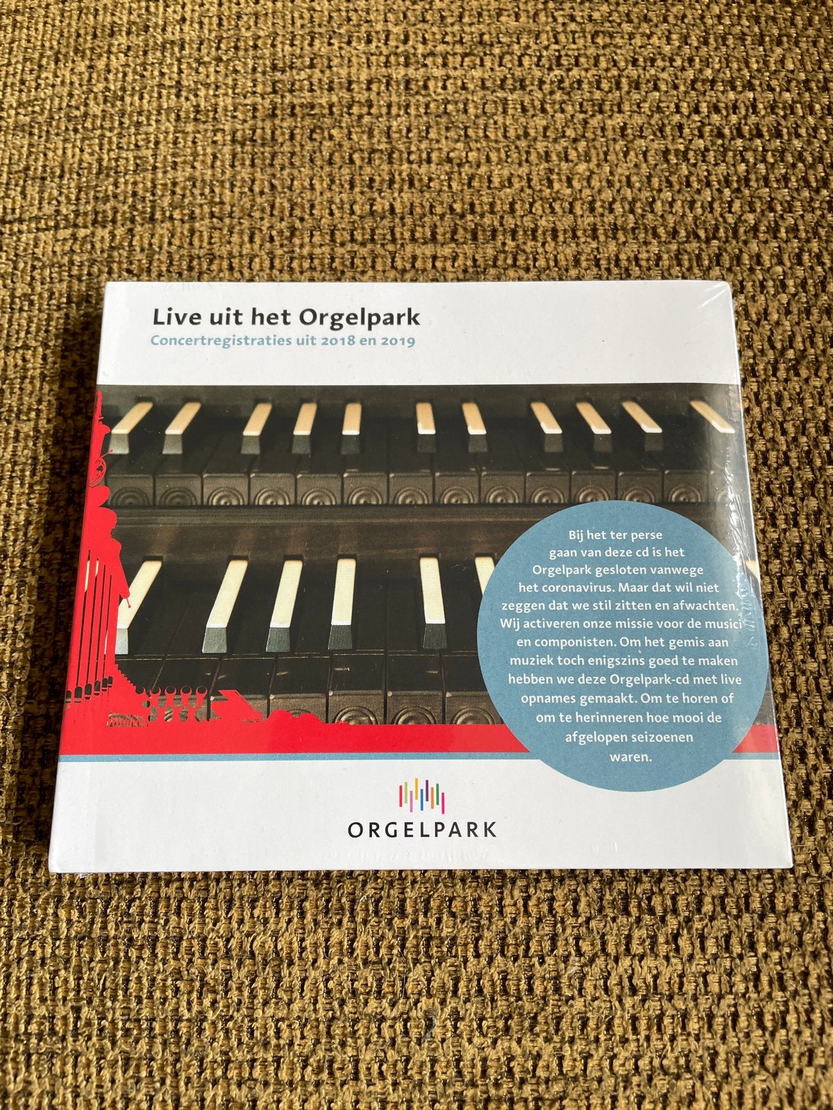 Live uit het Orgelpark - Concertregistraties 2018 en 2019, Modernisme tot heden, Ophalen of Verzenden, Inclusief boekje, Nieuw in verpakking