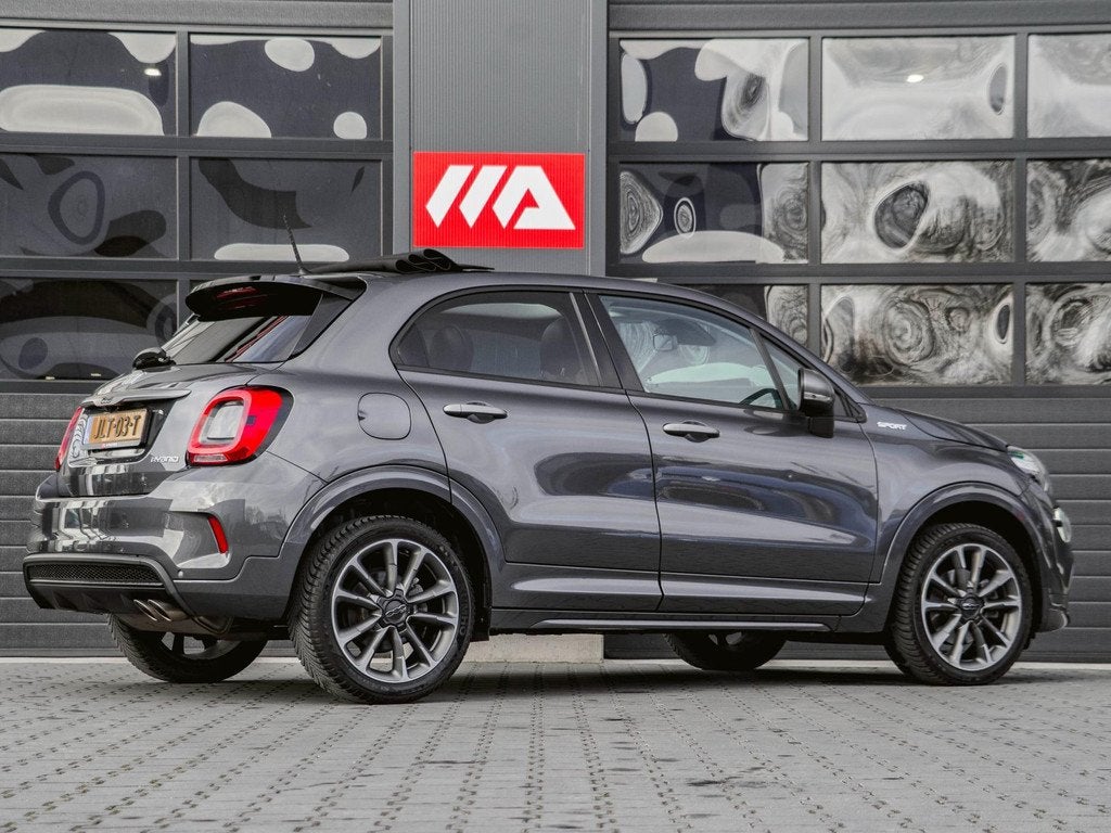 Fiat 500 X 1.5 Hybrid Cabrio Navi/Acc/Camera/Fabrieksgaranti, Stof, Gebruikt, Zwart, 4 cilinders