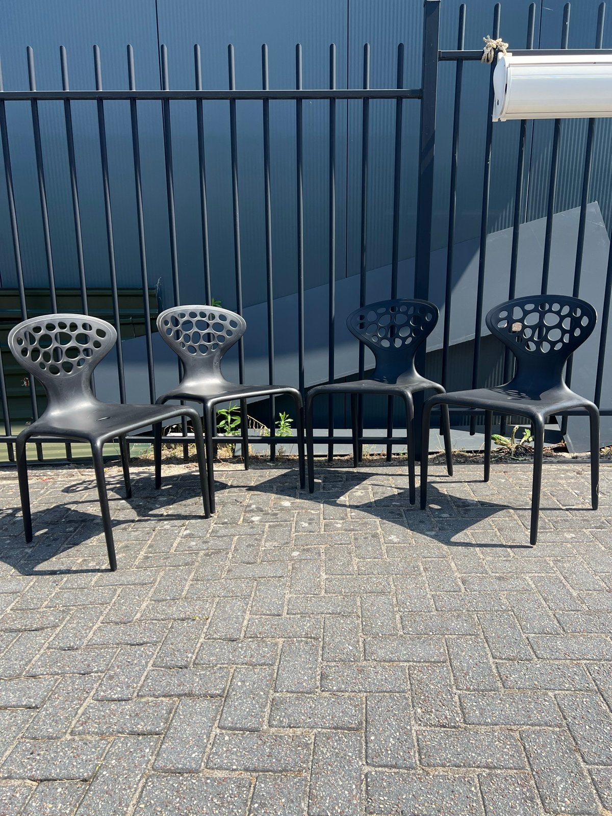 Moroso Supernatural Chair - Ross Lovegrove Design, Ophalen, Kunststof, Zwart, Zo goed als nieuw