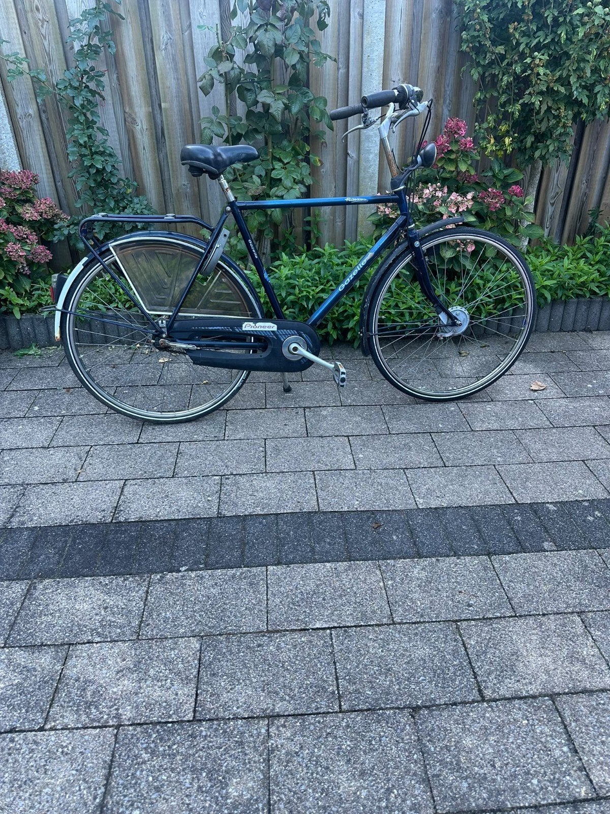 herenfiets gazelle met axa slot en versnelling, Fietsen en Brommers, Ophalen, Gebruikt, Gazelle