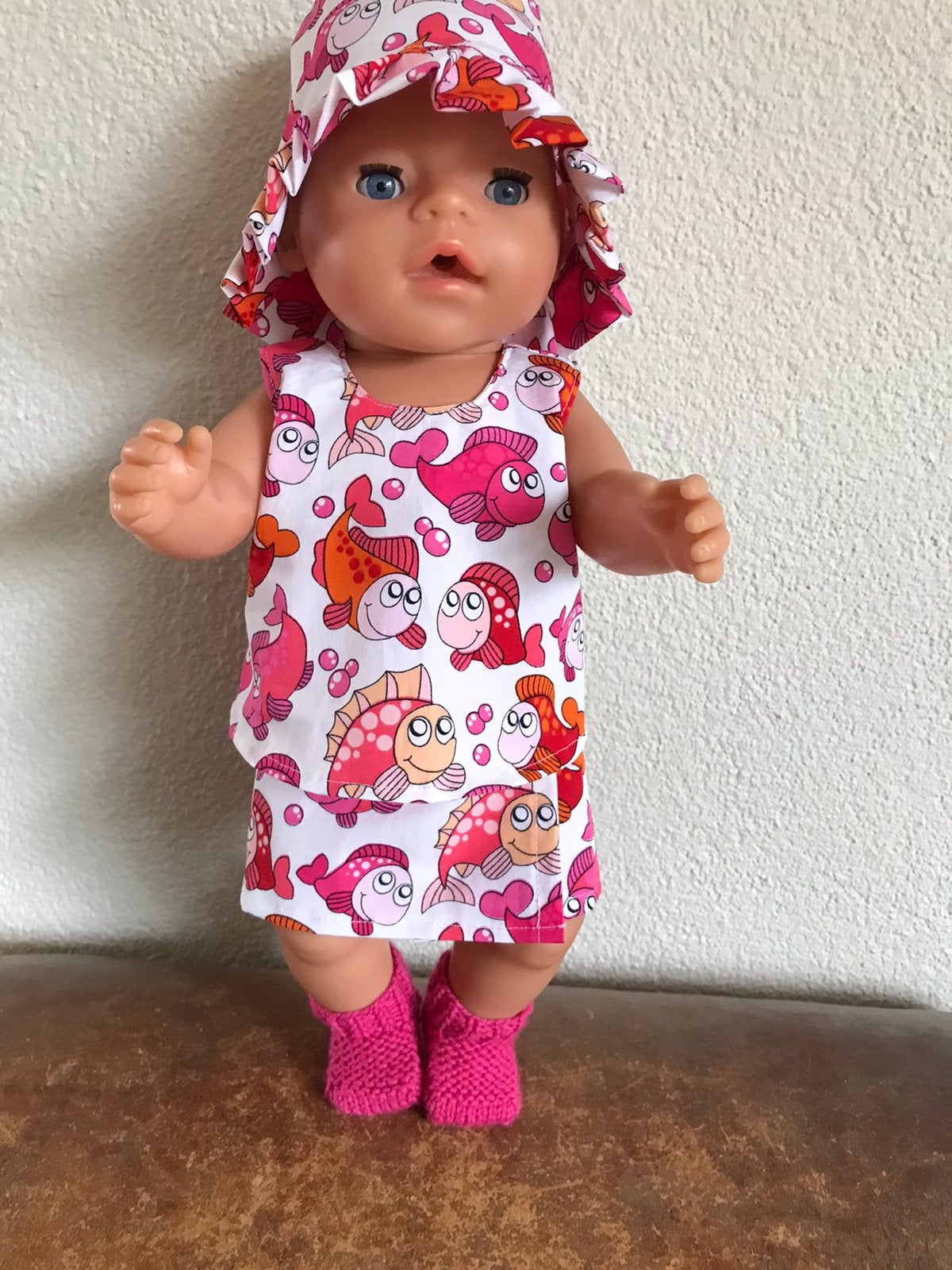 Baby born poppenkleertjes rokje vissen, Ophalen of Verzenden, Zo goed als nieuw, Babypop