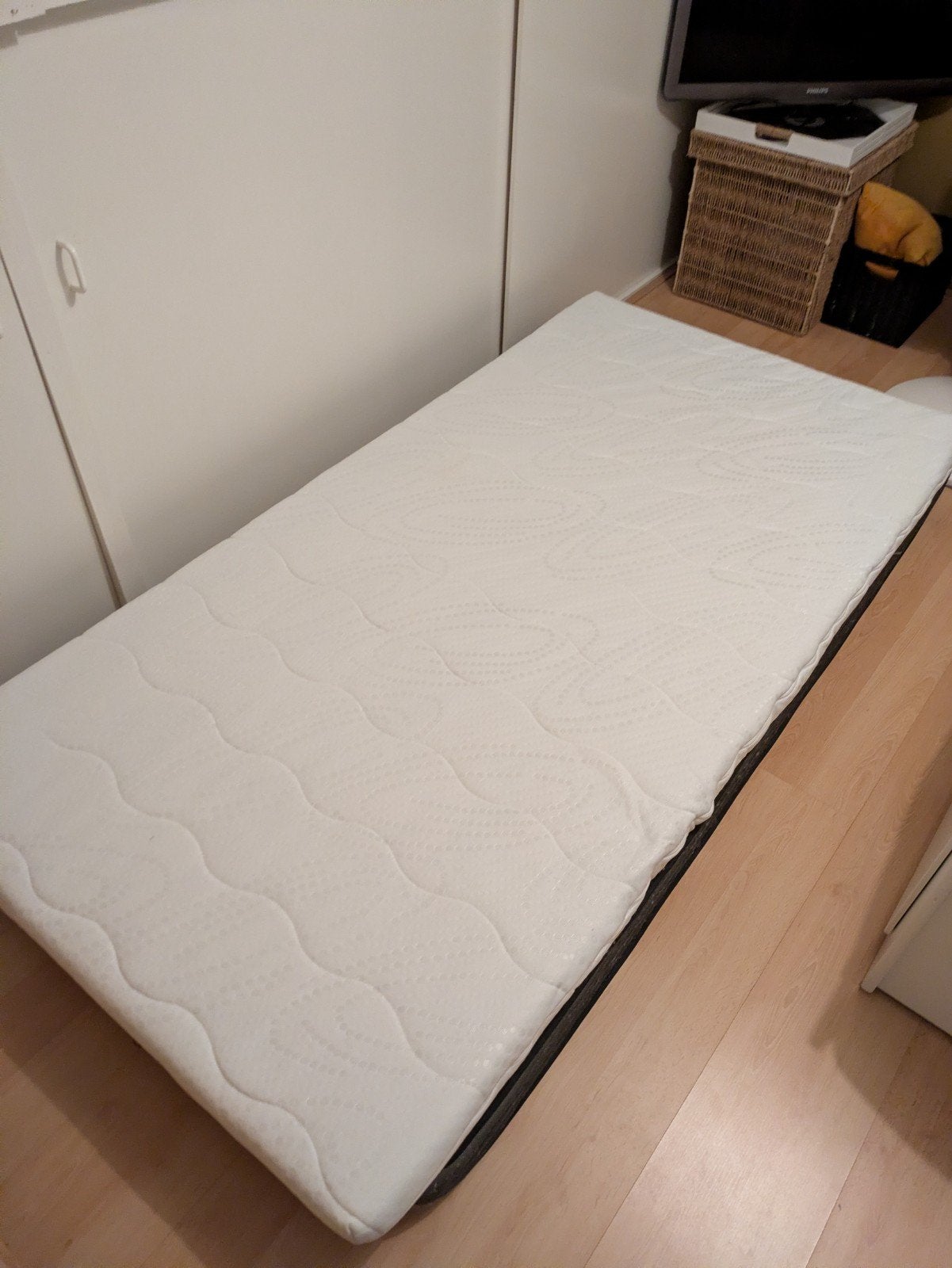 Topper en matras 90x190 - ideaal voor camper/caravan, Huis en Inrichting, Slaapkamer | Matrassen en Bedbodems, Ophalen, Zo goed als nieuw