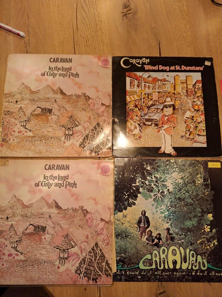 Lot of 4 caravan albums and rare promo, Ophalen of Verzenden, Gebruikt, 12 inch
