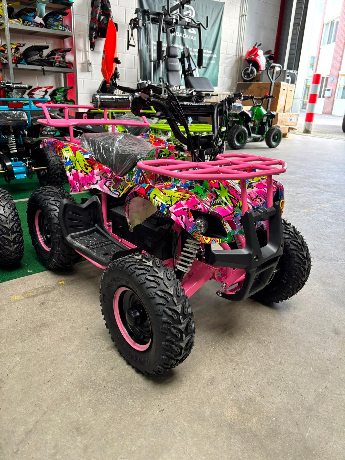Nieuw Ultra Motocross Roze Elektrische Kinderquad 1000W 48V, Dr.Nolenslaan 157E 6136GM Sittard, Nieuw, Ophalen of Verzenden, Info@roadmax.nl