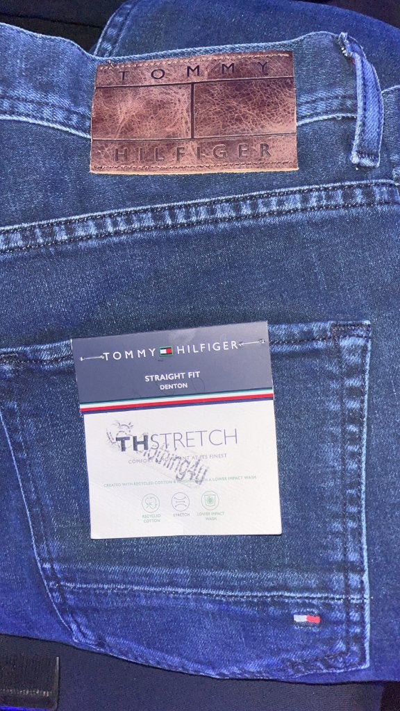 Tommy Hilfiger Jeans, Blauw, Tommy Hilfiger, Nieuw, W32 (confectie 46) of kleiner