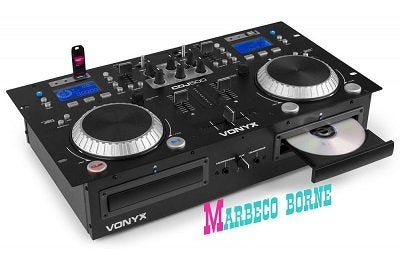 Dubbele CD,USB,MP3,Bluetooth speler versterker, Powermixer, Overige merken, Vonyx, Nieuw, Info@marbeco.nl