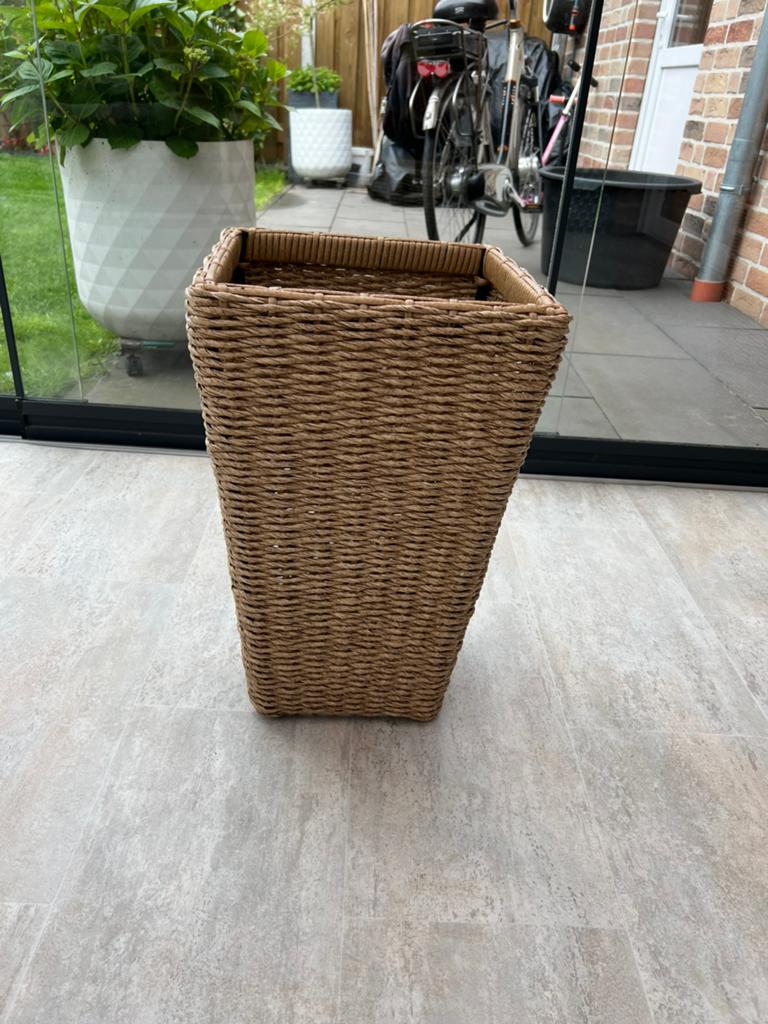 Twee prachtige plantenbakken, 50cm hoog, Tuin en Terras, Kunststof, Gebruikt, Minder dan 60 cm, Rond
